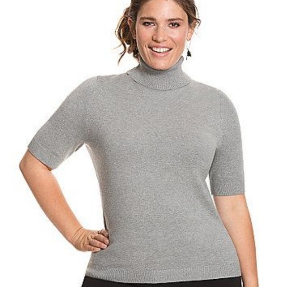Nwt Lane Bryant Grey Turtleneck Plus 